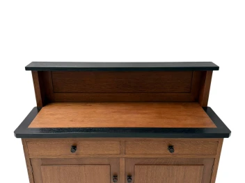 Art Deco Modernist Credenza or Sideboard by H. Fels for L.O.V. Oosterbeek